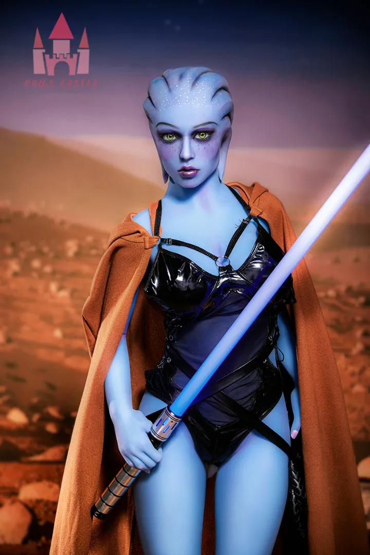 Patung Seks Alien Biru 156cm